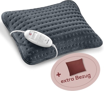 Beurer HK 48 Cosy Sofa-Heizkissen mit Schnellheizung, 3 beleuchtete Temperaturst