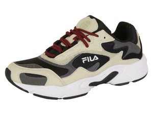 grey fila trainers