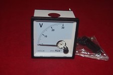 1PC DC 0-30V Analog 72X72mm Voltage Analogue Panel meter Directly connnect