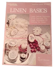 Leisure Arts Linen Basics Delicate Heirlooms #695 Cross Stitch Patterns Charts