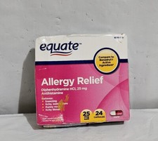 Equate Allergy Relief 24 capsules