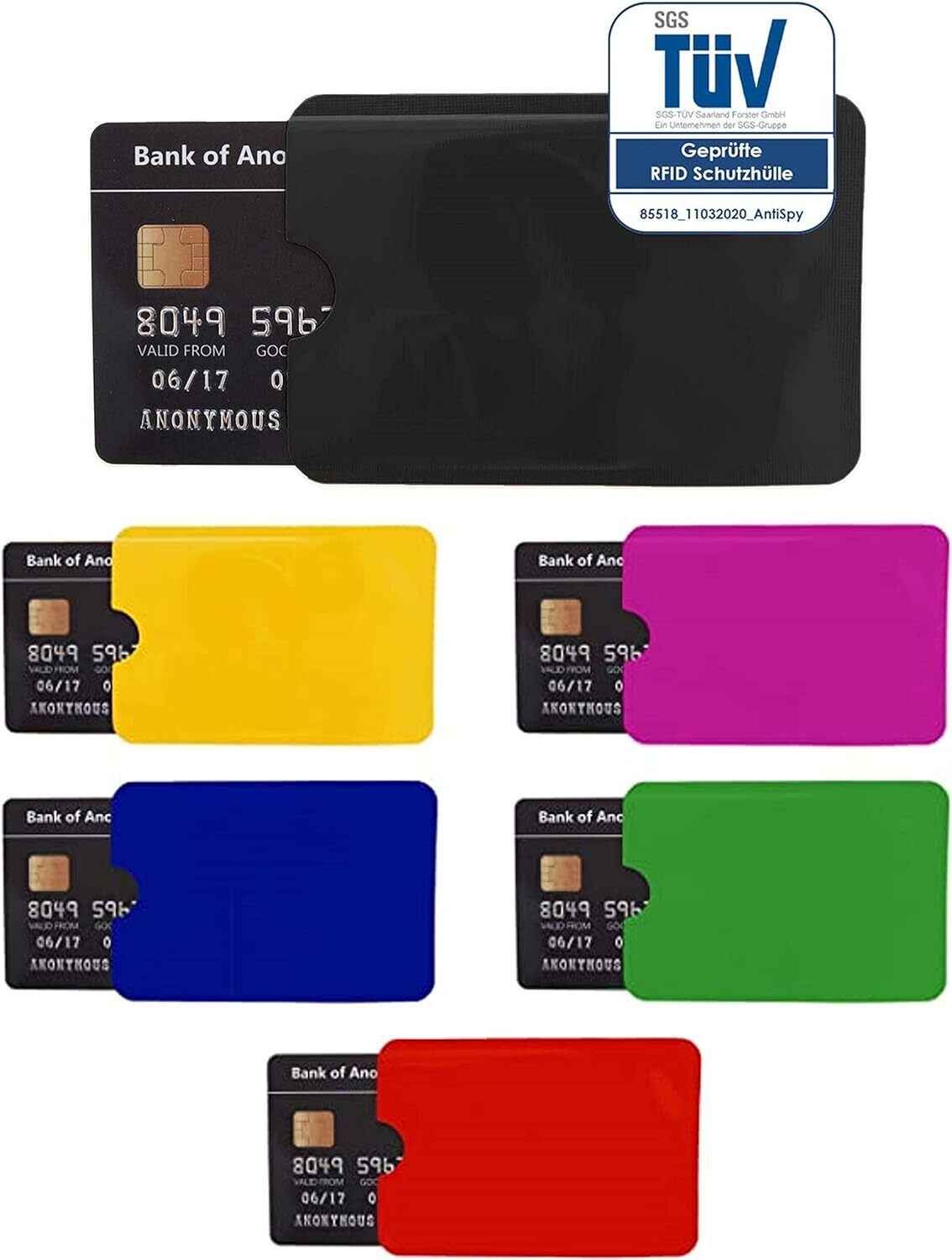 RFID-сканер для защиты от шпионажа TV-geprft Блокировщик NFC-карт EC Karte Fu 2490₽