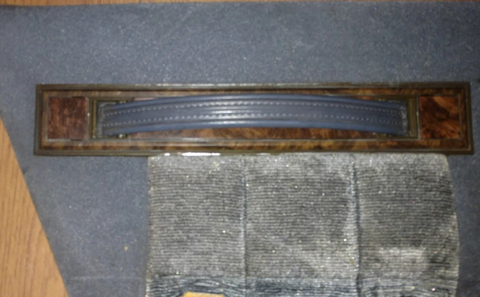 Chrysler LeBaron 1989 mano derecha interior panel de puerta alfombrado azul Foto 3 de 4