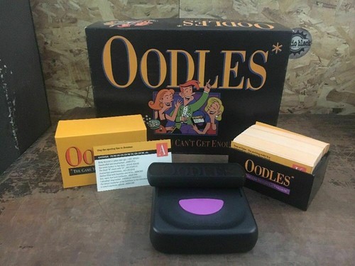 Oodles Board Game Vintage 1992 Milton Bradley Triva Complete Fun Adults 