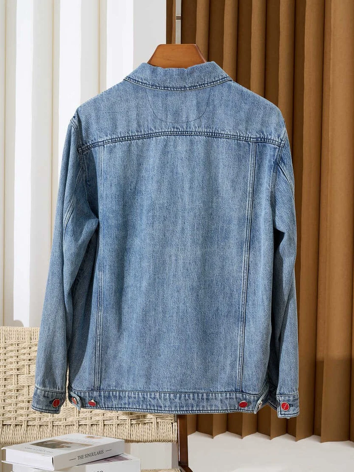 Kiton Solapa Doble Bolsillo Denim Chaqueta Foto 3 de 4