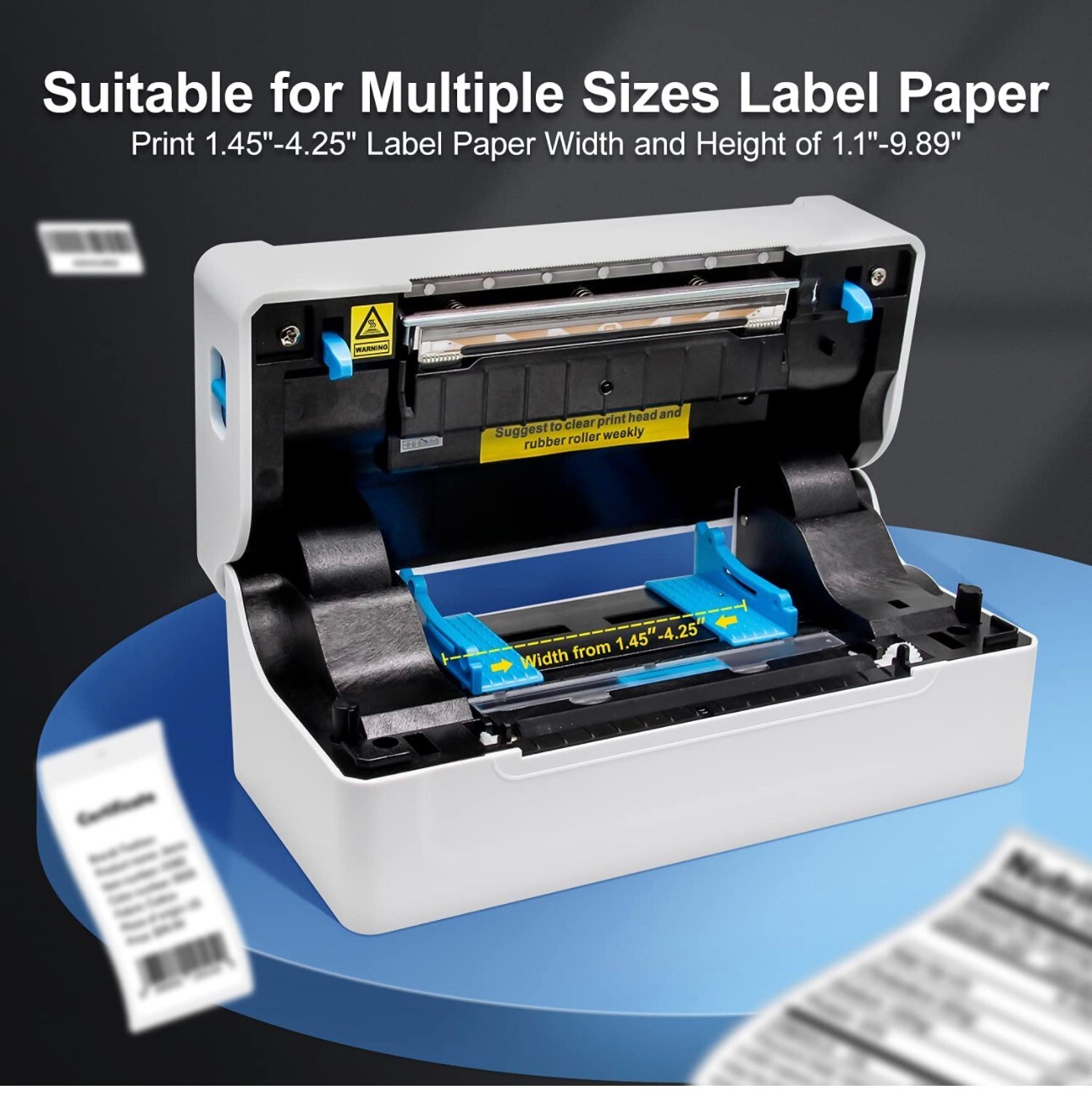 Milestone 4" Thermal Label Printer 4x6 Small Business Shipping MHT