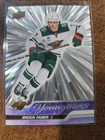 2023-24 Brock Faber Upper Deck Young Guns OUTBURST  #C101 Minnesota Wild