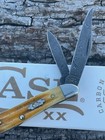 CASE XX ** 2023 BURNT GOLDENROD DAMASCUS SECOND CUT PEANUT KNIFE KNIVES — photo 3