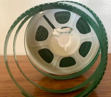 Super-8 Protect-A-Print Movie Film Leader 50 ft reel Green New Old Stock