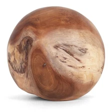 Rutledge & King Teak Balls - Decorative Orbs For Bowls - Wooden Decor Balls