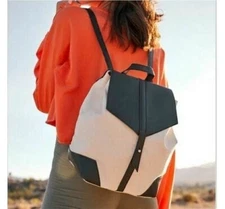 Deux Lux Demi Backpack, Black and Canvas, New in Packaging