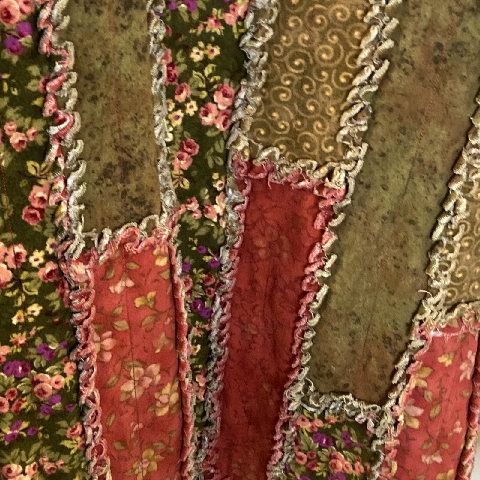 Handmade Patchwork Reversible Jacket No size will… - image 5