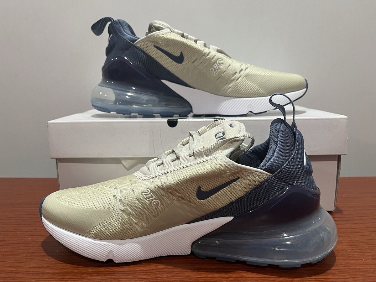 Nike Air Max 270 Light Bone-Diffused Blue-White Womens Size Nike Air Max 270 Light Bone-Diffused Blue-White Womens Size
