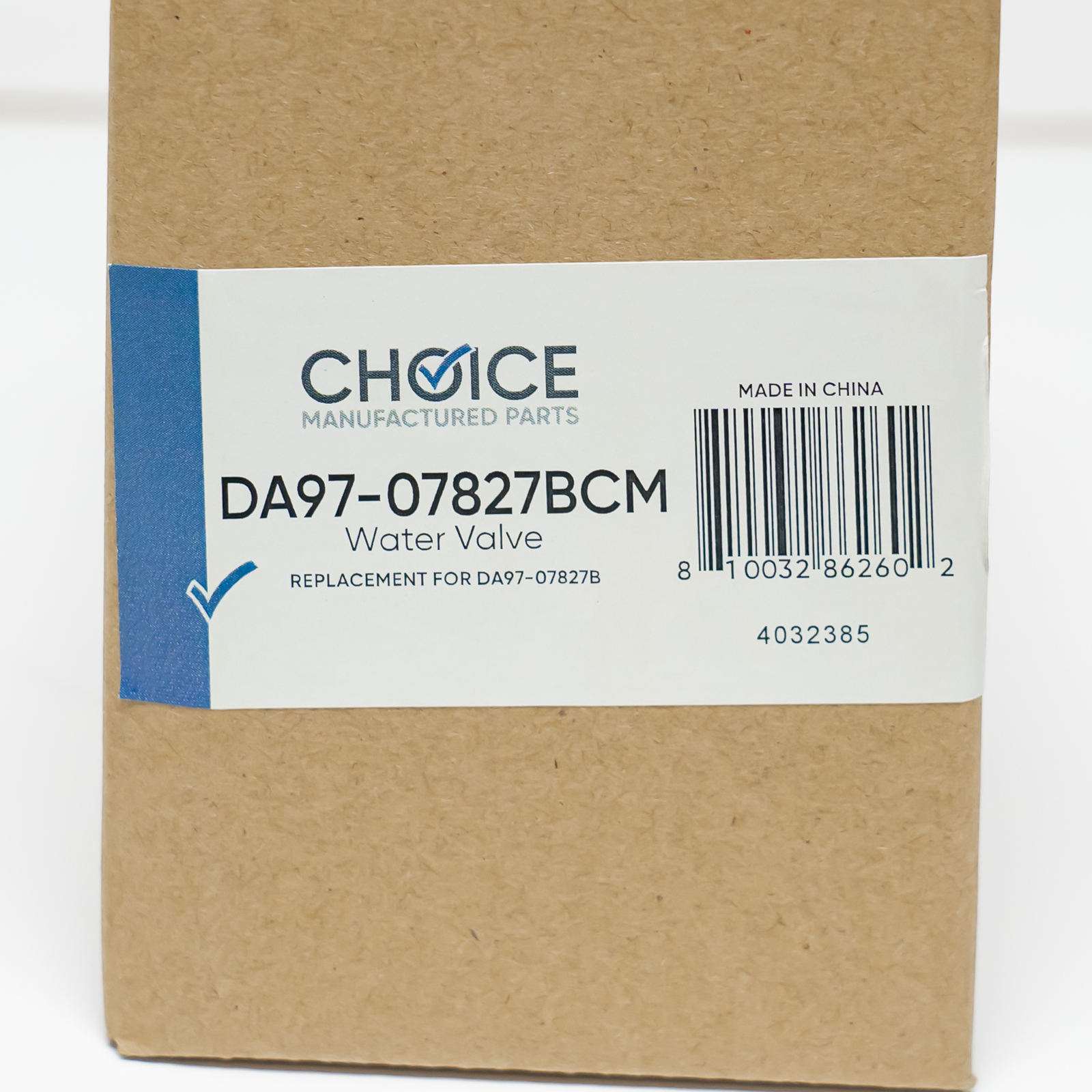 Choice Parts DA97-07827B for Samsung Refrigerator Water Inlet Valve Assembly