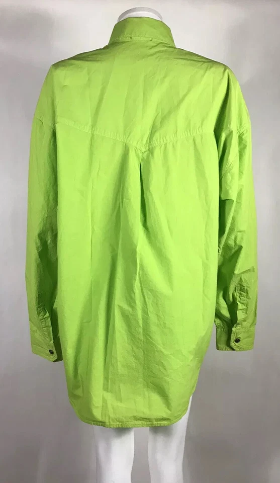 Vtg Gianni Versace Jeans Couture Medusa Button Shirt M - Image 4 of 4