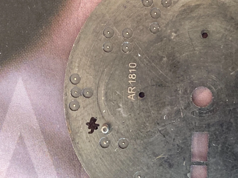 IWC  schaffhausen  pilot  Dial - quadrante- ziffernblatt  37mm For valjoux 7750 Foto 3 de 4