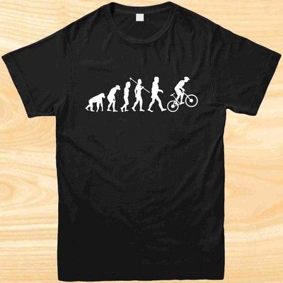 EVOLUTION OF CYCLING T-SHIRT FAHRRAD RENNEN GEBURTSTAGSGESCHENK RADFAHRER HERREN UNISEX T-SHIRT