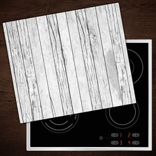 Glass Worktop Saver Ceramic Induction Hob Protector Cover Boards Wood White