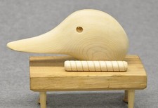 1-Mason STANDARD GRADE MALLARD DUCK DECOY replacement head w 1/2" dowel 1910-24