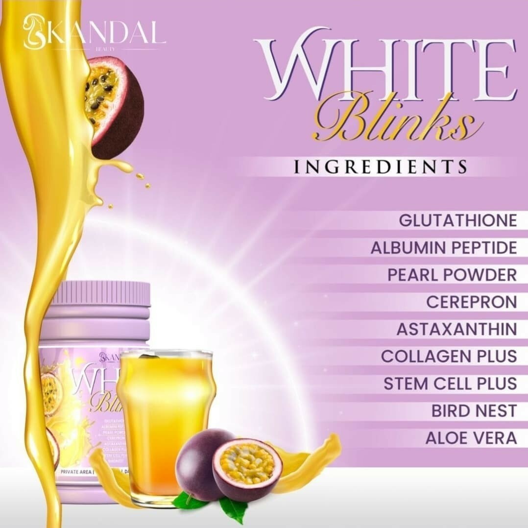 d blink glutathione supplement White Blinks Size:5XL Wide Healing Pharma Agefine Forte Novaglo Labs