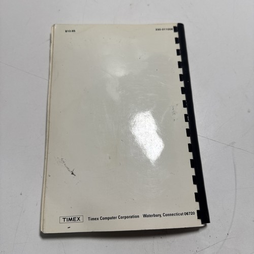 Vintage 1982 Timex Sinclair 1000 User Manual - Picture 2 of 2
