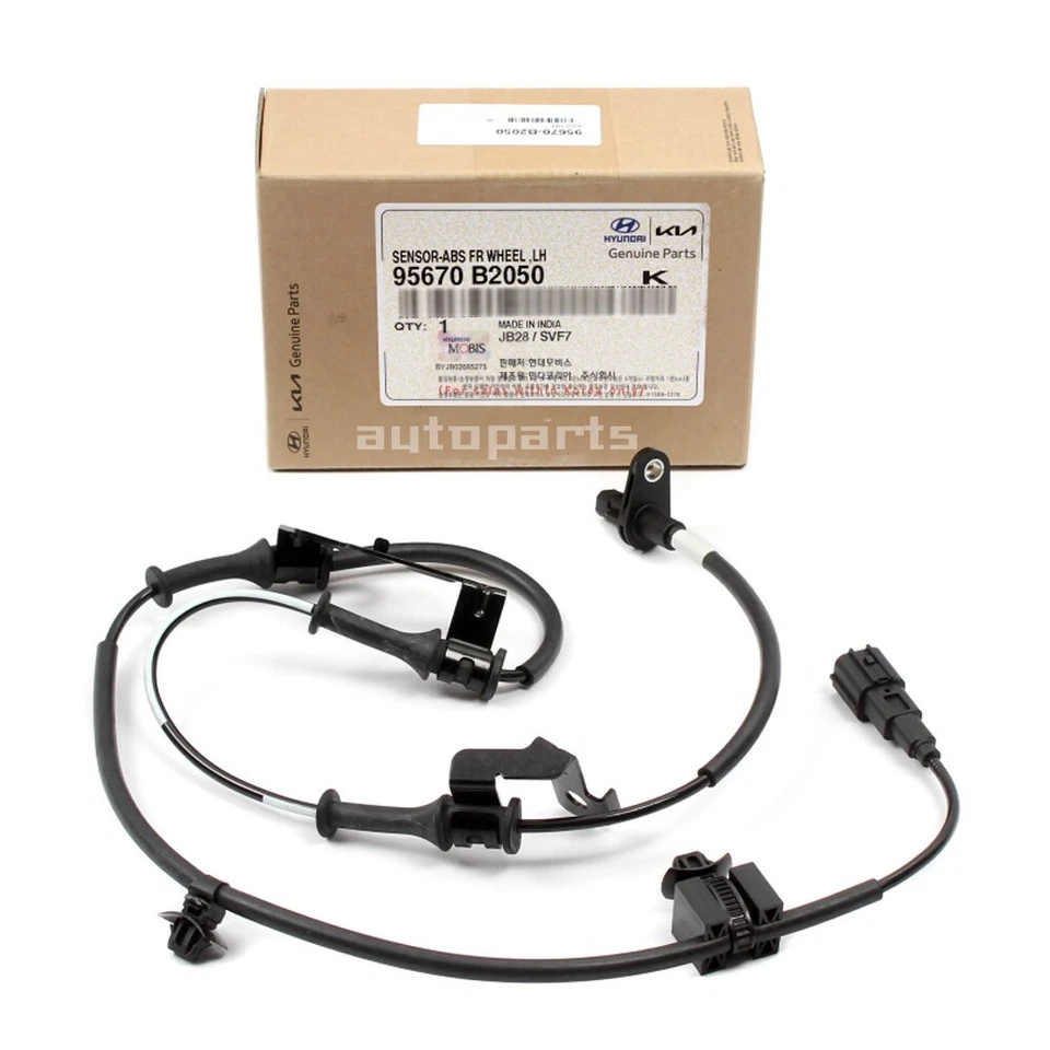 Genuine 95670B2050 ABS Wheel Speed Sensor Front Left For Kia Soul 2014-2019 - Imagem 2 de 4