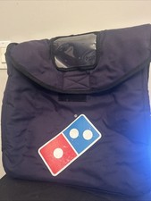 Domino's Pizza Food Delivery bag Insulated, Thermal, Original 18  x17  x7  Blue 9