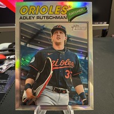 Topps Heritage Adley Rutschman Orioles #180 Refractor Baseball Card