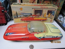 Riviera De Luxe Tin Friction Car Original Box MS Western Germany 50's Works NM