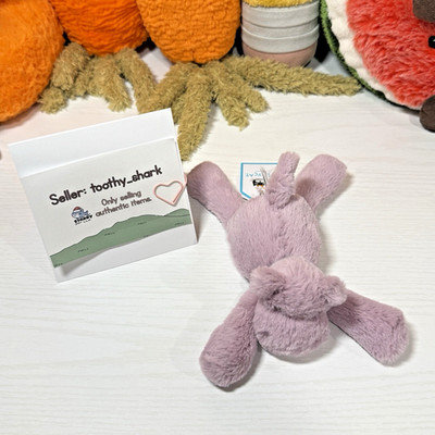 Jellycat Tiny Smudge Hippo BNWT - 100% Authentic - Fast Ship from