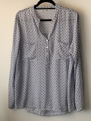 Made in Italy Schöne Damenbluse - Gr.  XL Tunika 100 % Viskose Toki Tok