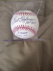 Bert Blyleven Autographed/9 Stat Inscription OML Baseball With Blyleven...