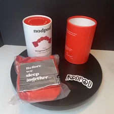 NEW Nodpod The Weighted Blanket For Your Eyes Sleep Mask - Coral Pink