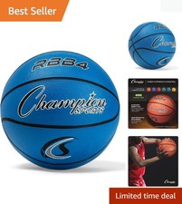 NBA-Style Rubber Basketball   Perfect for Indoor/Outdoor Play - Size 6 28.5  