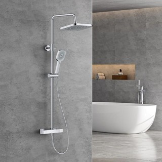 Thermostatic Shower Mixer Set Stainless Steel Shower Bar Set Shower System
