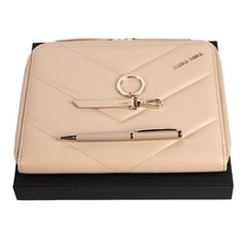 Hugo Boss Nude Set (bolígrafo, carpeta de conferencia A5 y llavero)