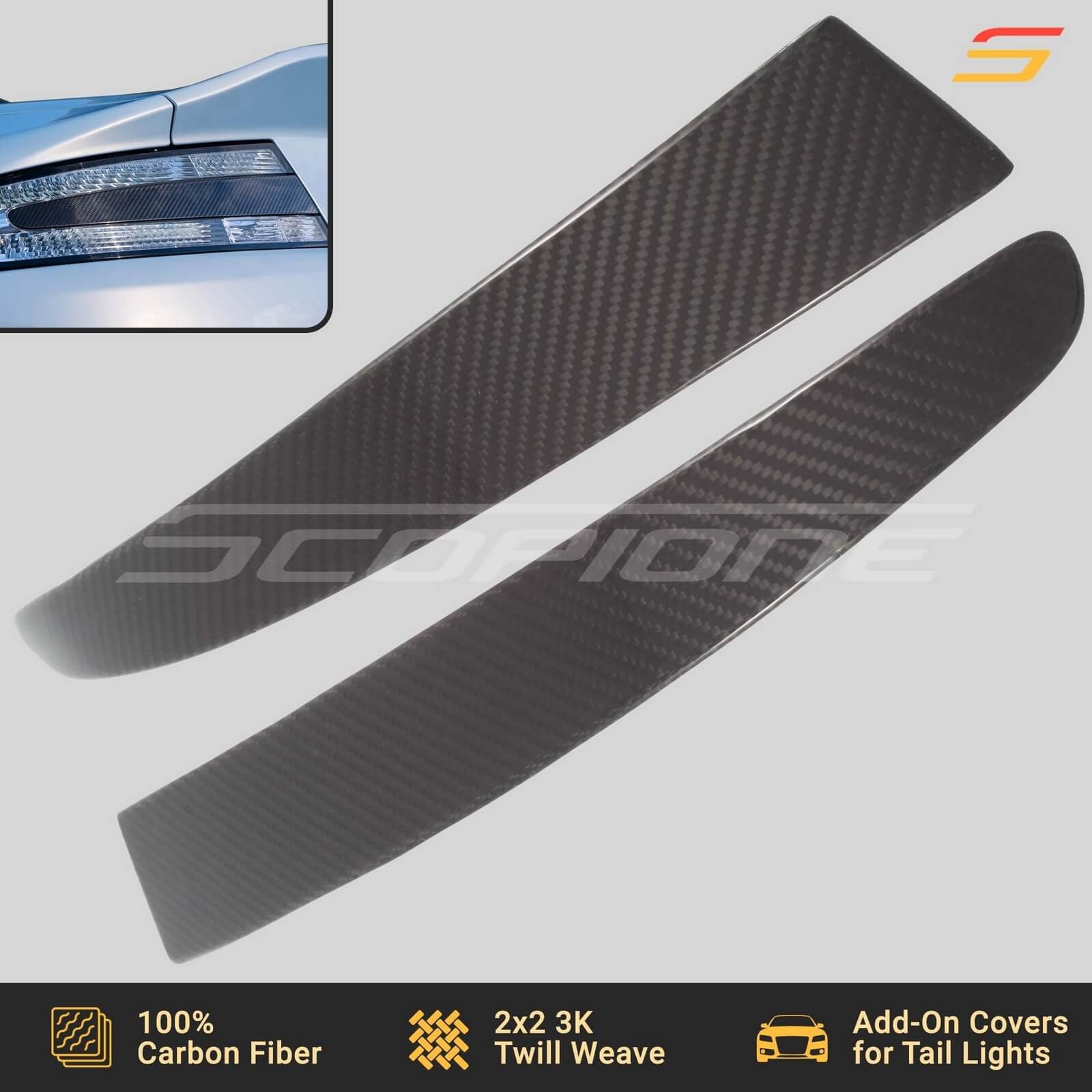 Aston Martin Vantage 2005-2019 Tail light cover