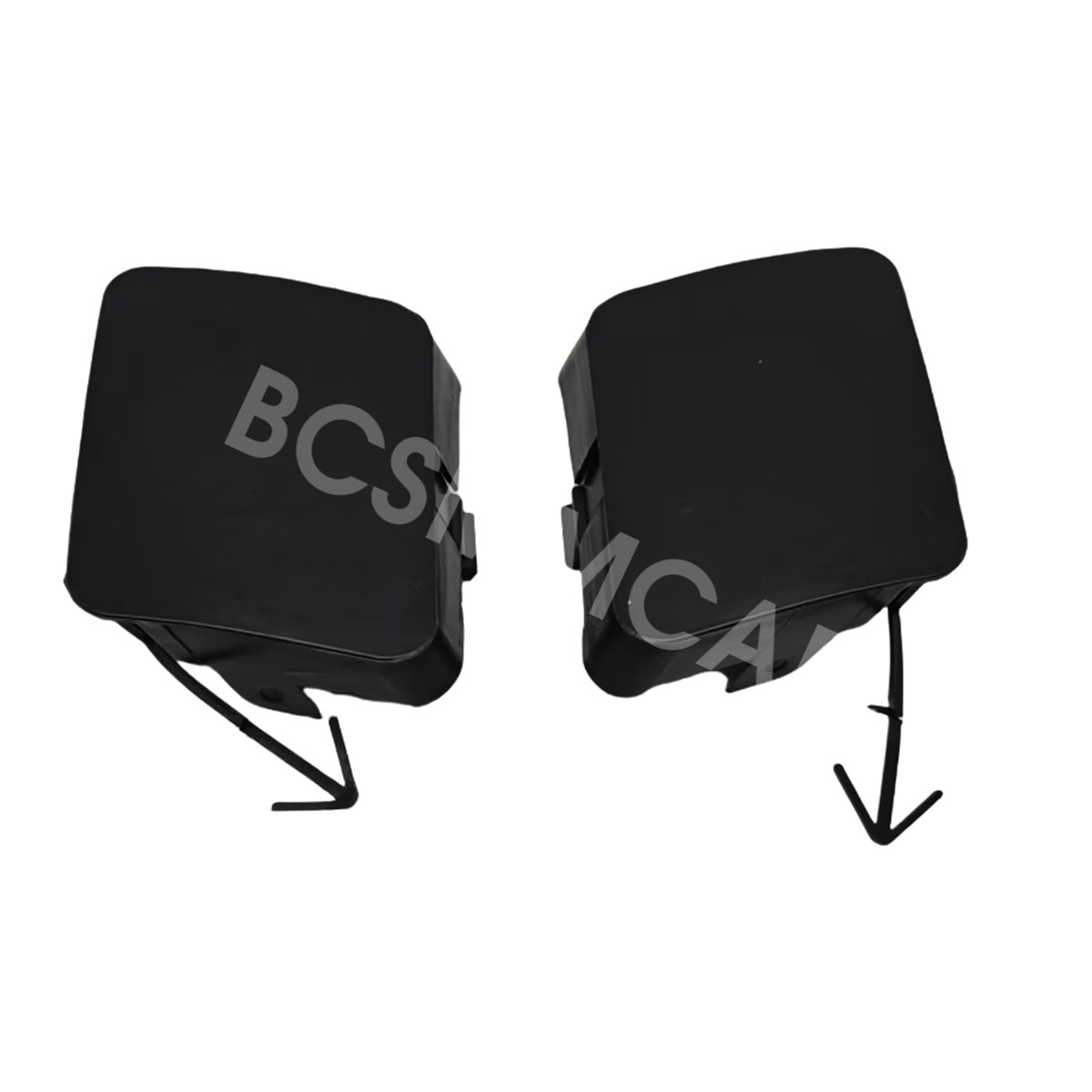 2Pcs Front Bumper Tow Hook Eye Cap Cover Plastic Fit For Toyota RAV4 2006-2008