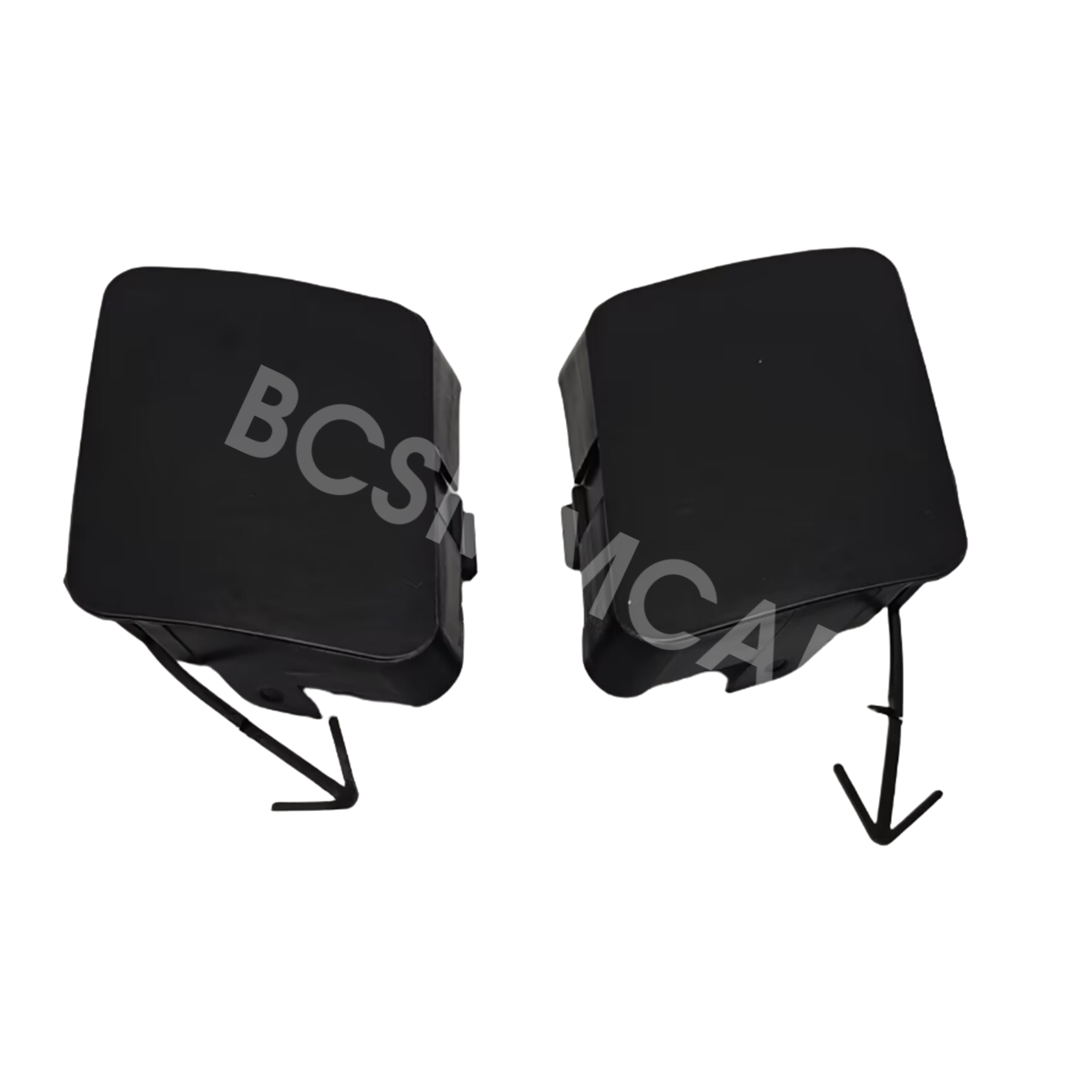 2Pcs Front Bumper Tow Hook Eye Cap Cover Plastic Fit For Toyota RAV4 2006-2008