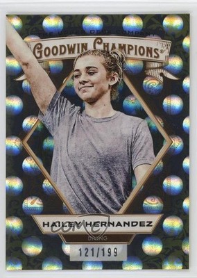 2025 Upper Deck Goodwin Champions Yellow Circles /199 Hailey Hernandez #66 1pu4