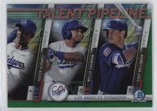 2017 Bowman Retail Green Refractor /99 Yadier Alvarez Willie Calhoun #TP-LAD 0s3