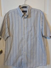 Men's Arrow Company Short-sleeve Button-down Dress Shirt Size 16.5 Classic