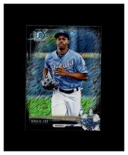2017 Bowman Chrome Mini Prospects Black Shimmer Refractor BCP218 Khalil Lee /100