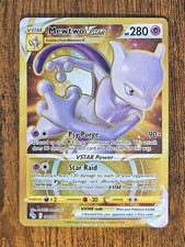 Mewtwo VSTAR 86/78 Secret Rare Gold 2022 Pokémon Go NM on eBay