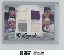 2010-11 Upper Deck The Cup Quads Jersey Gretzky/Robitaille... /10 #C4-LAKGR8 Los