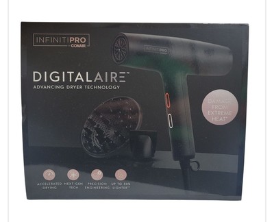InfinitiPRO by Conair DigitalAIRE Hair Dryer with Brush, Volumizer & Carry Bag