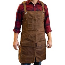 Canvas Work Apron with Multi Pocket Design for Electricians and Gardeners