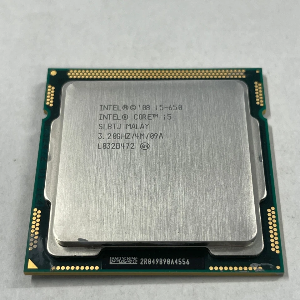 Intel Core i5-650 Dual Core CPU 3.2 Ghz 4MB Socket LGA 1156 Processor SLBTJ - Image 2 of 4