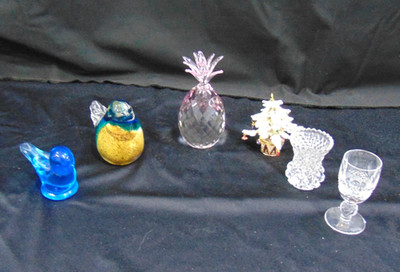 Lot of 6 Glass Nick Nacks