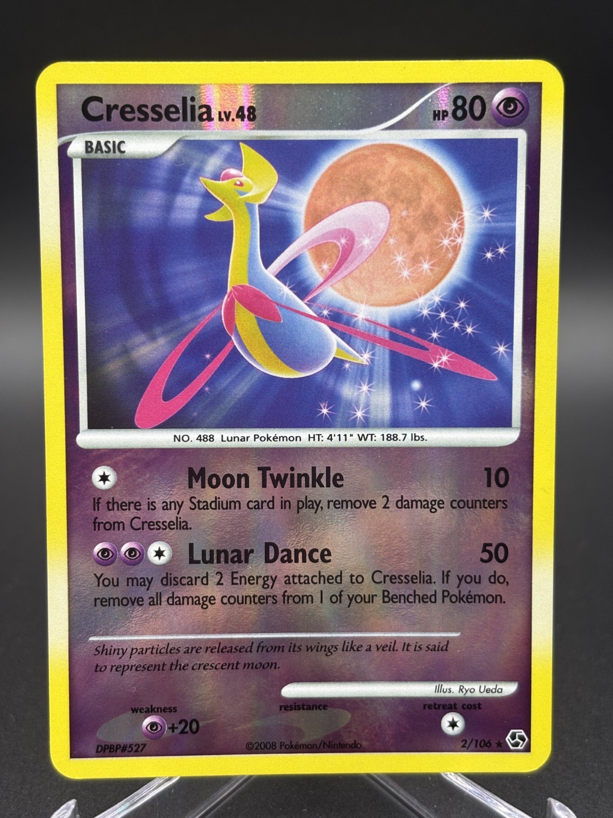 Cresselia LV.48 Great Encounters 2/106 Reverse Holo Rare NM